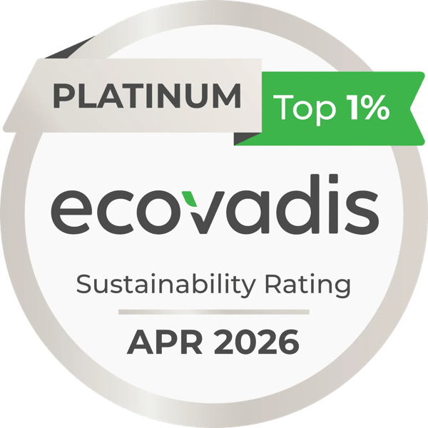 Ecovadis Platinum Medal for Sustainability Management 2026