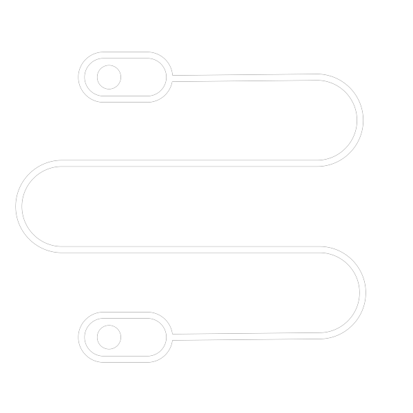White icon visualizing the add on function; Wired Mesh Network, for INTELLilight lighting system
