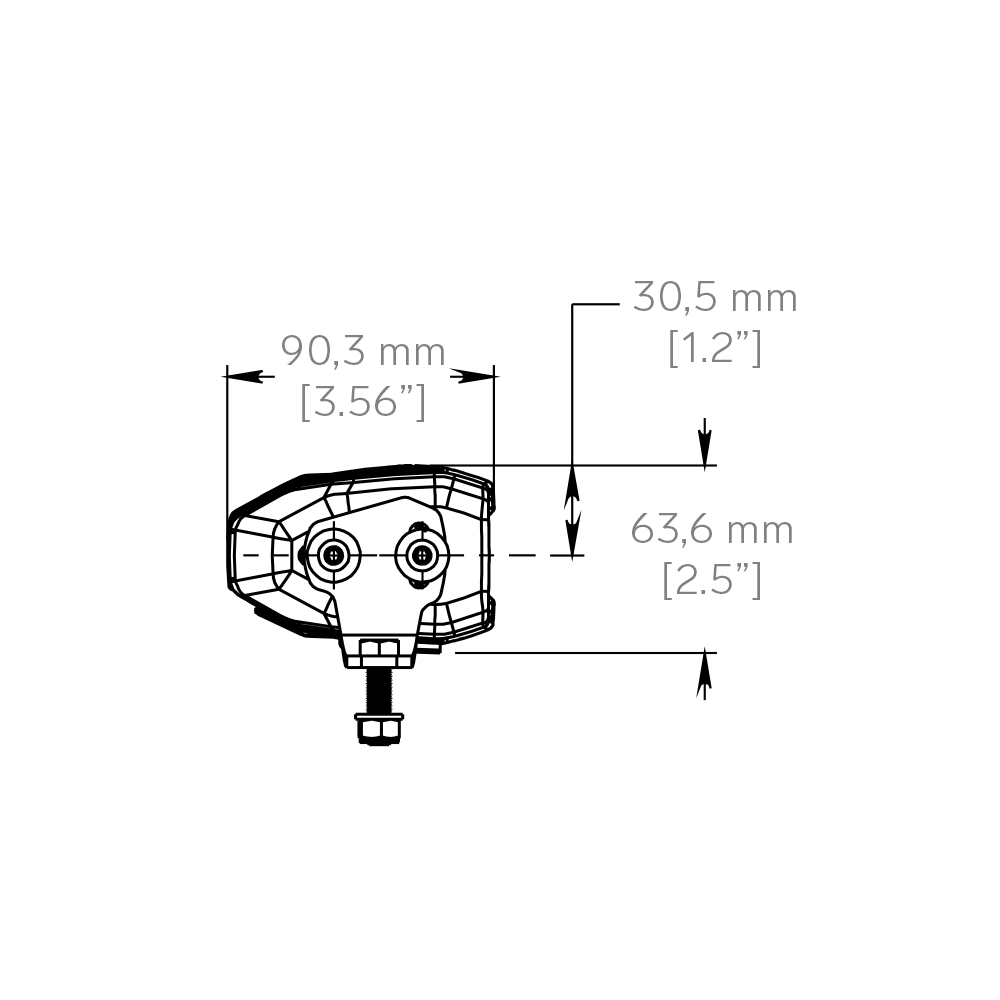 TYRI V36 drawing side view